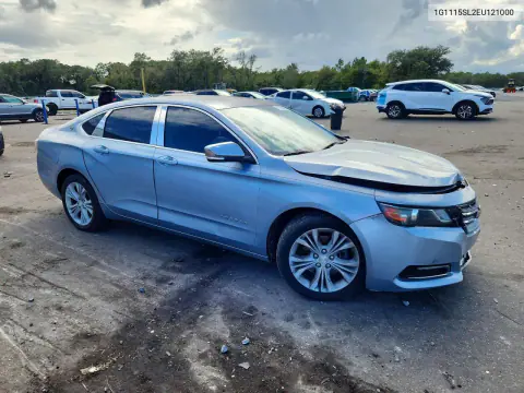 2014 Chevrolet Impala Lt VIN 1G1115SL2EU121000 фото 4