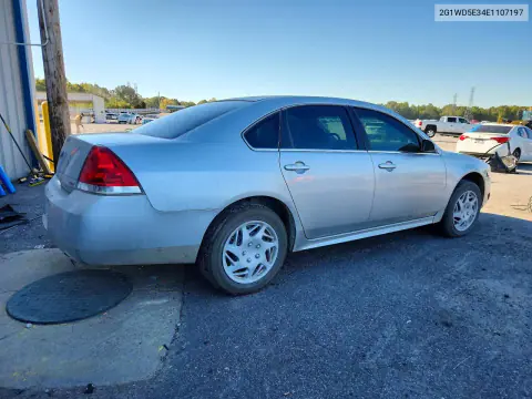 2014 Chevrolet Impala Limited Police VIN 2G1WD5E34E1107197 фото 3