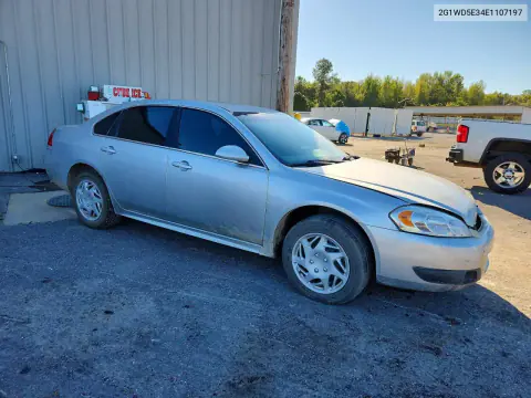 2014 Chevrolet Impala Limited Police VIN 2G1WD5E34E1107197 фото 4