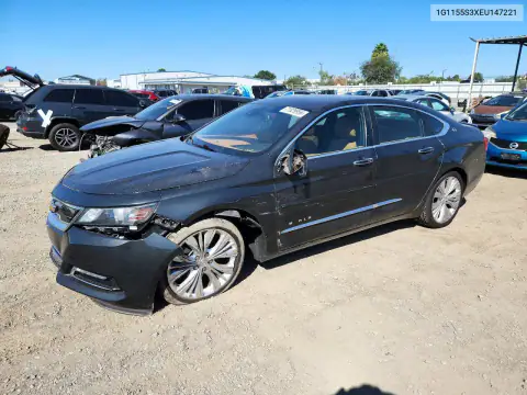 1G1155S3XEU147221 — 2014 Chevrolet Impala, Передняя часть, фото до ремонта