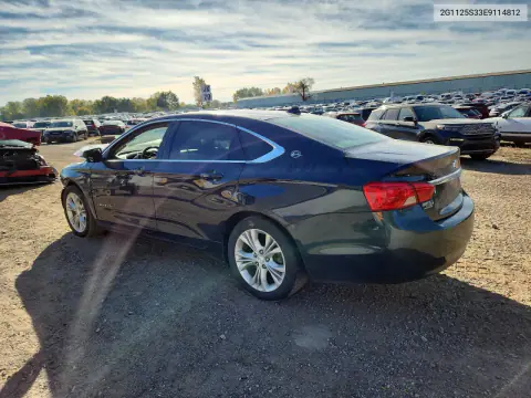 2014 Chevrolet Impala Lt VIN 2G1125S33E9114812 фото 2