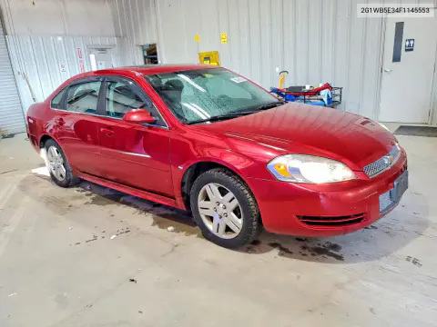 2015 Chevrolet Impala Limited Lt VIN 2G1WB5E34F1145553 фото 4