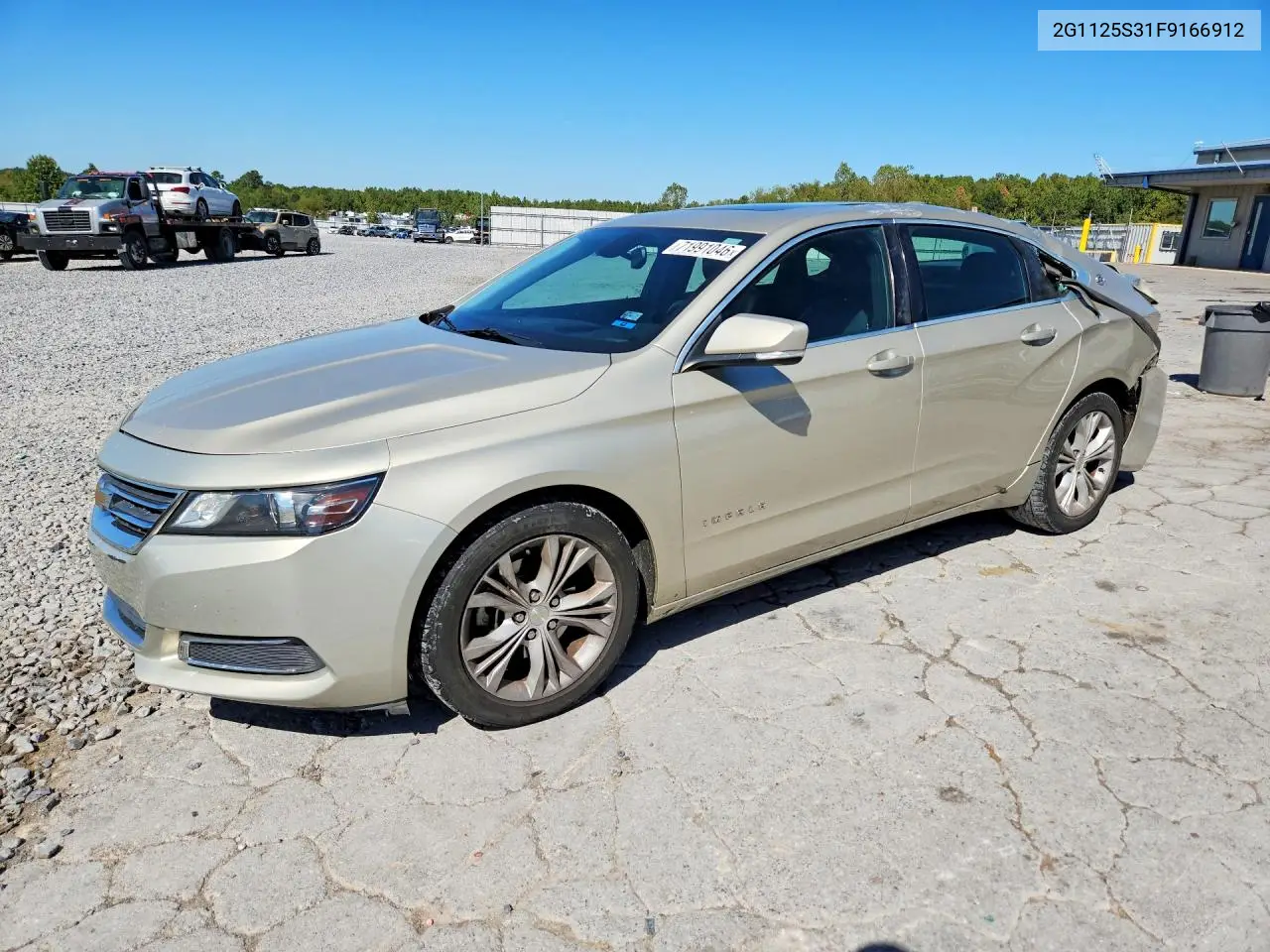 2015 Chevrolet Impala Lt VIN 2G1125S31F9166912 фото 1