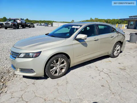 2G1125S31F9166912 — 2015 Chevrolet Impala, Задняя часть, фото до ремонта