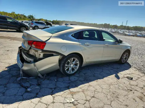 2015 Chevrolet Impala Lt VIN 2G1125S31F9166912 фото 3