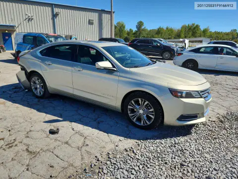 2015 Chevrolet Impala Lt VIN 2G1125S31F9166912 фото 4