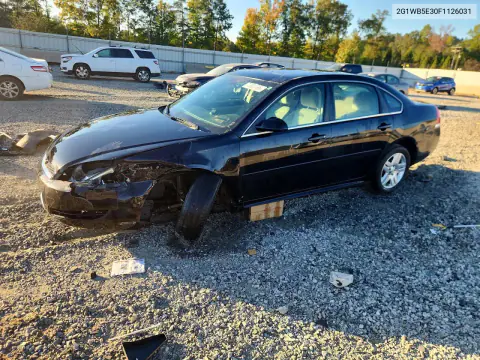 2G1WB5E30F1126031 — 2015 Chevrolet Impala, Передняя часть, фото до ремонта
