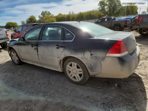2015 Chevrolet Impala Limited Lt VIN 2G1WB5E35F1165567 фото 2