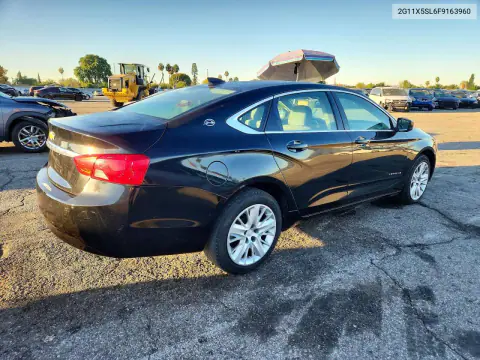2015 Chevrolet Impala Ls VIN 2G11X5SL6F9163960 фото 3
