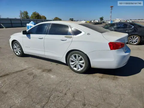 2016 Chevrolet Impala Lt VIN 1G1115S32GU161743 фото 2