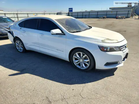 2016 Chevrolet Impala Lt VIN 1G1115S32GU161743 фото 4