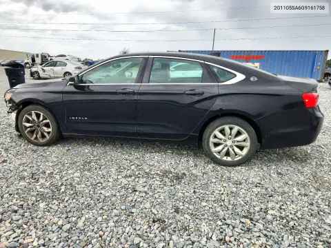 2016 Chevrolet Impala Lt VIN 2G1105SA6G9161758 фото 2