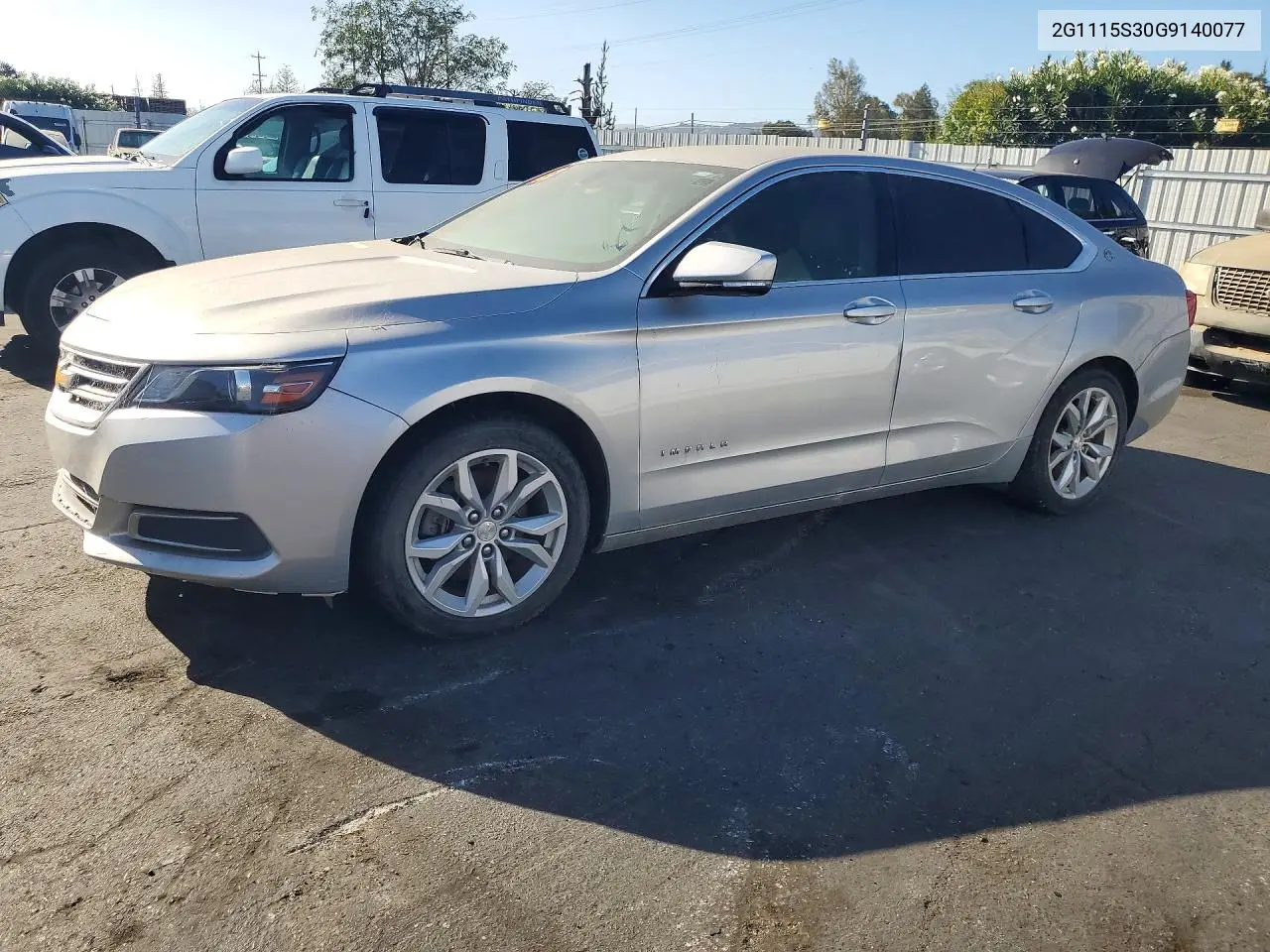 2016 Chevrolet Impala Lt VIN 2G1115S30G9140077 фото 1
