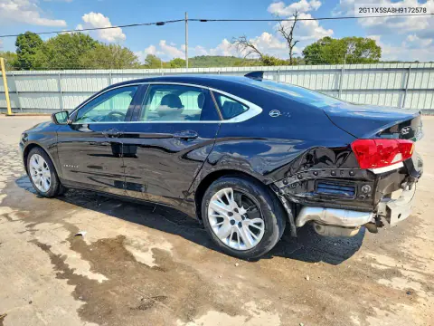 2017 Chevrolet Impala Ls VIN 2G11X5SA8H9172578 фото 2