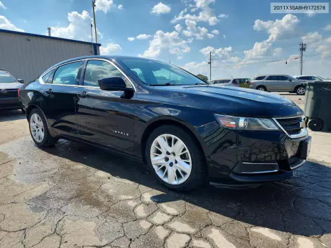 2017 Chevrolet Impala Ls VIN 2G11X5SA8H9172578 фото 4