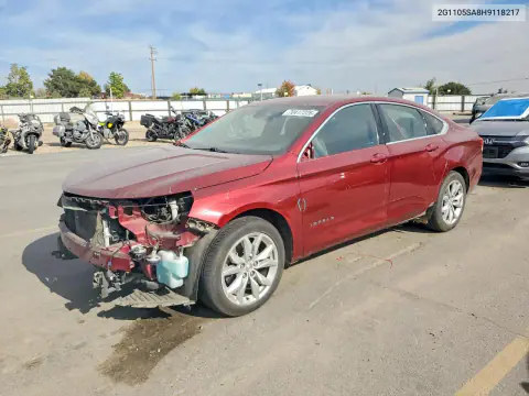 2017 Chevrolet Impala Lt VIN 2G1105SA8H9118217 фото 1