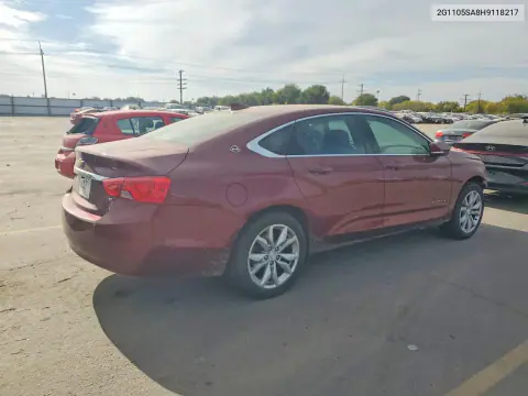 2017 Chevrolet Impala Lt VIN 2G1105SA8H9118217 фото 3