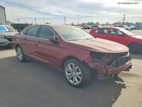 2017 Chevrolet Impala Lt VIN 2G1105SA8H9118217 фото 4