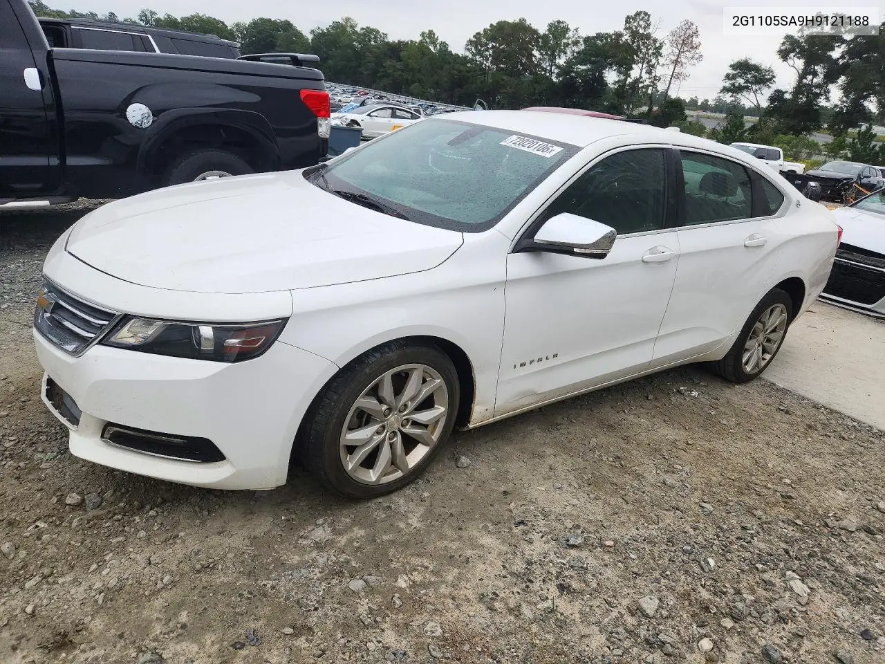 2017 Chevrolet Impala Lt VIN 2G1105SA9H9121188 фото 1