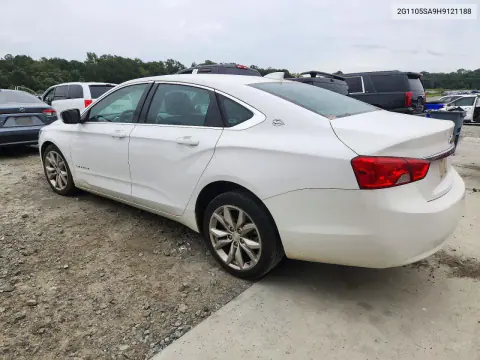 2017 Chevrolet Impala Lt VIN 2G1105SA9H9121188 фото 2