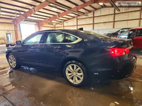 2018 Chevrolet Impala Lt VIN 2G1105SA3J9113786 фото 2