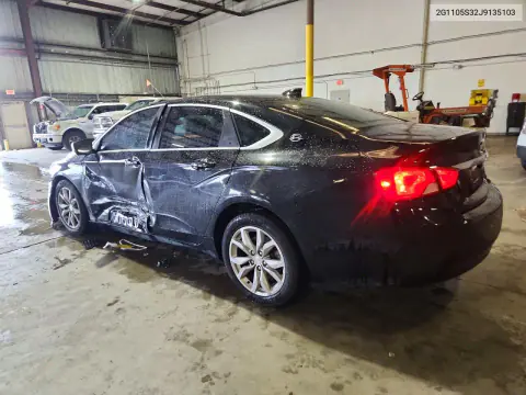 2018 Chevrolet Impala Lt VIN 2G1105S32J9135103 фото 2