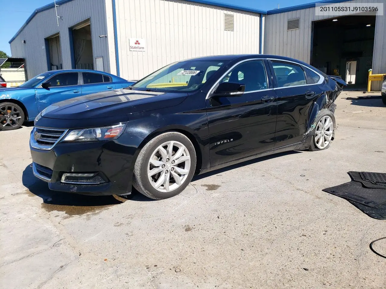 2018 Chevrolet Impala Lt VIN 2G1105S31J9103596 фото 1