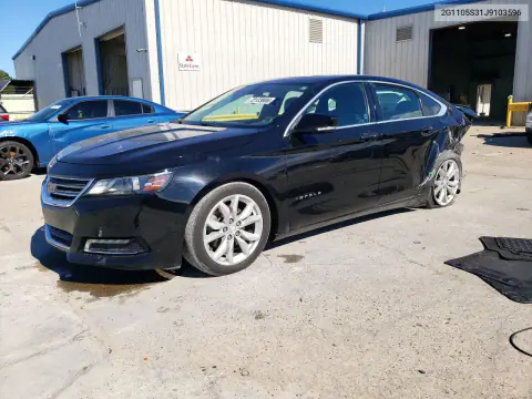 2018 Chevrolet Impala Lt VIN 2G1105S31J9103596 фото 1
