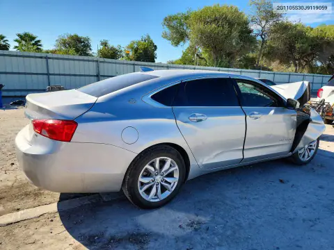 2018 Chevrolet Impala Lt VIN 2G1105S30J9119059 фото 3