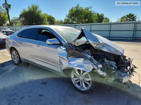 2018 Chevrolet Impala Lt VIN 2G1105S30J9119059 фото 4