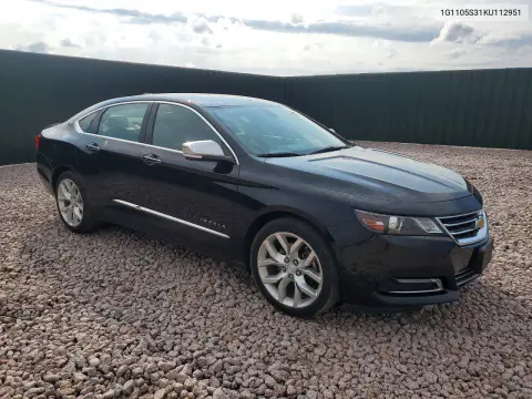 2019 Chevrolet Impala Premier VIN 1G1105S31KU112951 фото 4