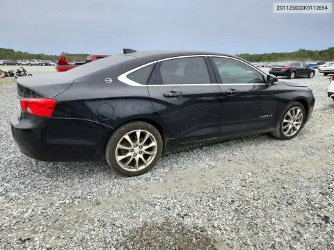 2019 Chevrolet Impala Lt VIN 2G11Z5S33K9112694 фото 3
