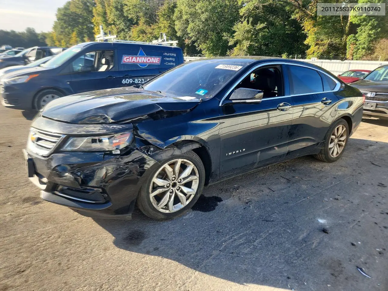 2019 Chevrolet Impala Lt VIN 2G11Z5S37K9110740 фото 1