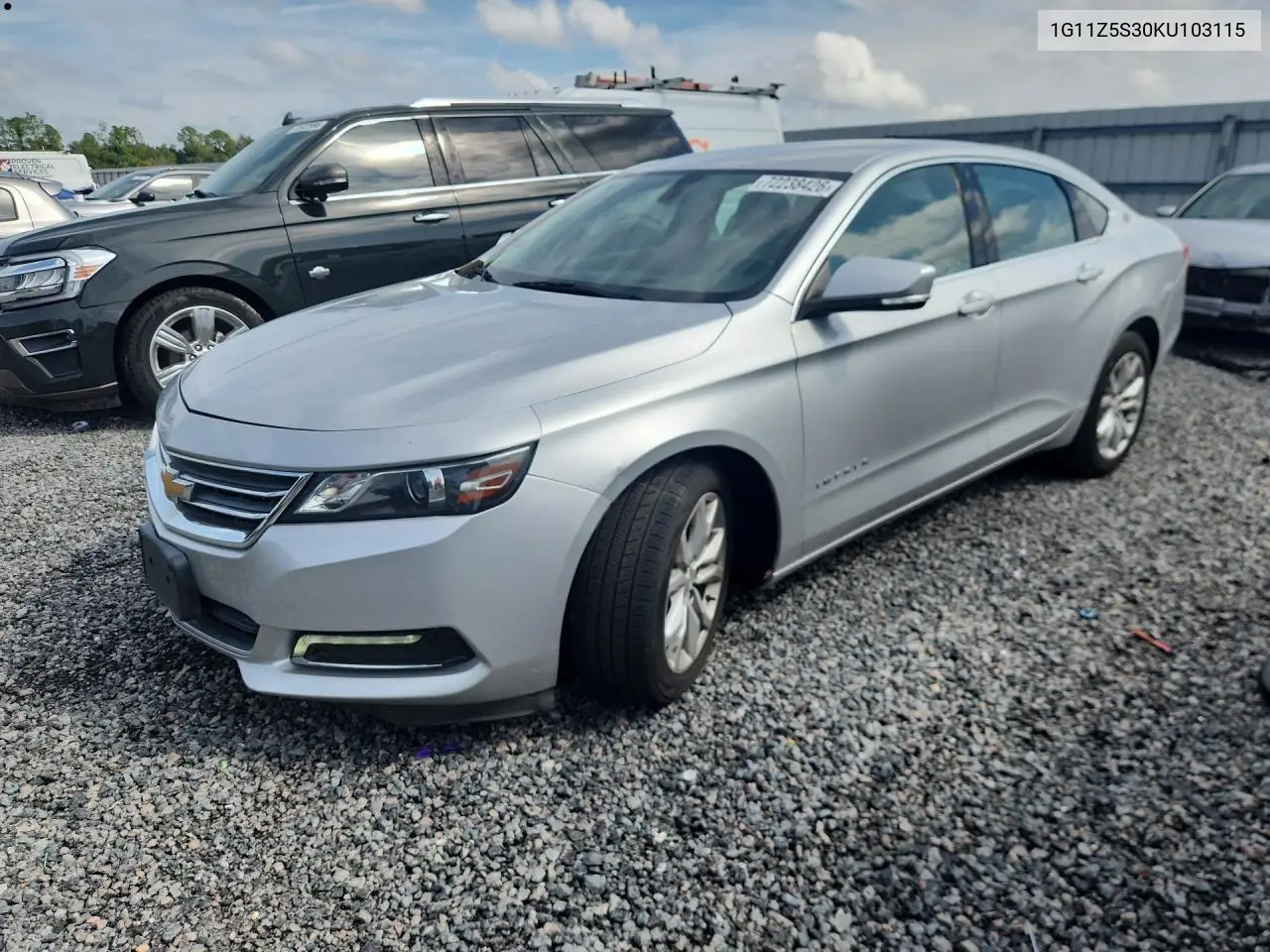 2019 Chevrolet Impala Lt VIN 1G11Z5S30KU103115 фото 1