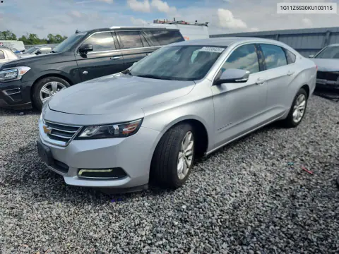 1G11Z5S30KU103115 — 2019 Chevrolet Impala, Естественный износ, фото до ремонта