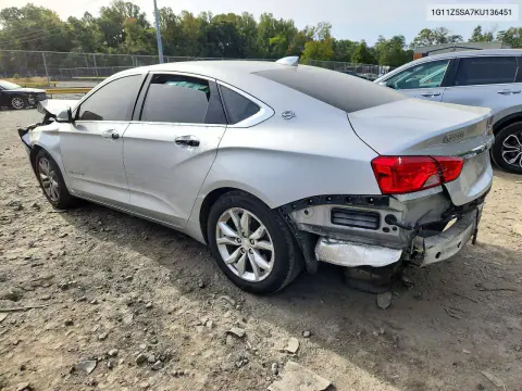 2019 Chevrolet Impala Lt VIN 1G11Z5SA7KU136451 фото 2