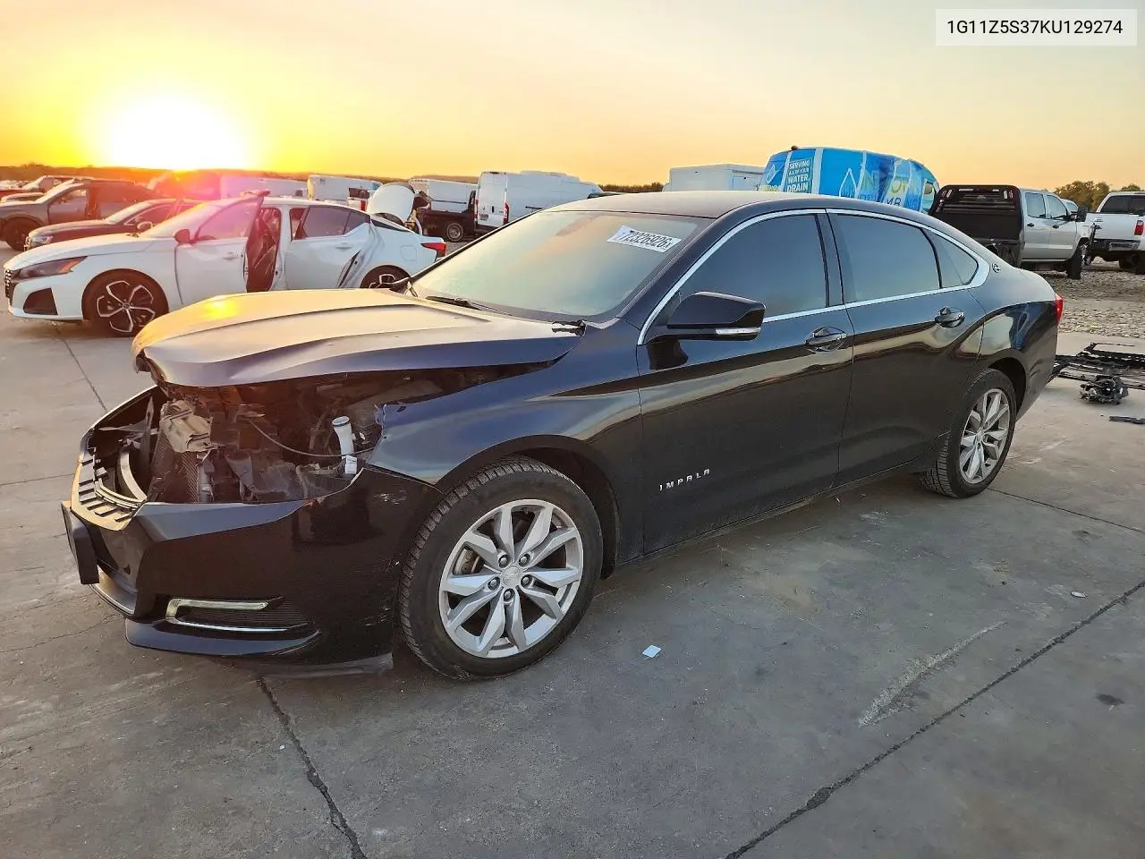 2019 Chevrolet Impala Lt VIN 1G11Z5S37KU129274 фото 1