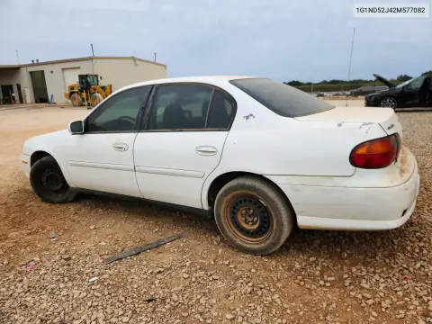 2002 Chevrolet Malibu VIN 1G1ND52J42M577082 фото 2
