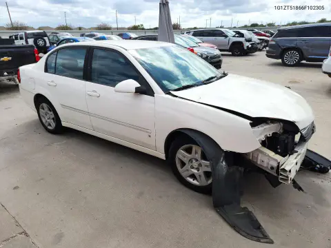 2006 Chevrolet Malibu Lt VIN 1G1ZT51866F102305 фото 4