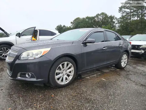 1G11H5SA0DF288811 — 2013 Chevrolet Malibu, Задняя часть, фото до ремонта