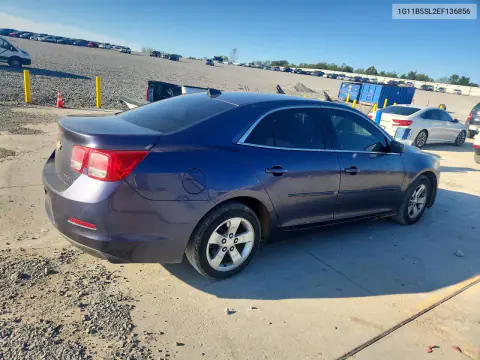 2014 Chevrolet Malibu Ls VIN 1G11B5SL2EF136856 фото 3