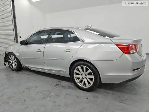 1G11D5SL2FF315670 — 2015 Chevrolet Malibu, фото 2 с аукциона Copart 15.10.2026, Механические повреждения