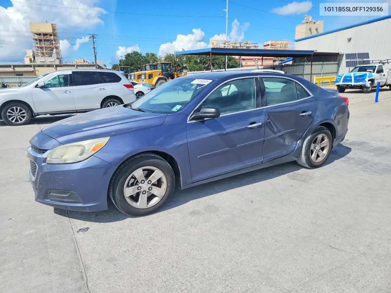 2015 Chevrolet Malibu Ls VIN 1G11B5SL0FF129356 фото 1