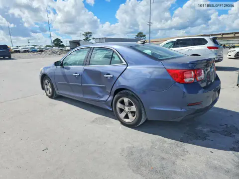 2015 Chevrolet Malibu Ls VIN 1G11B5SL0FF129356 фото 2