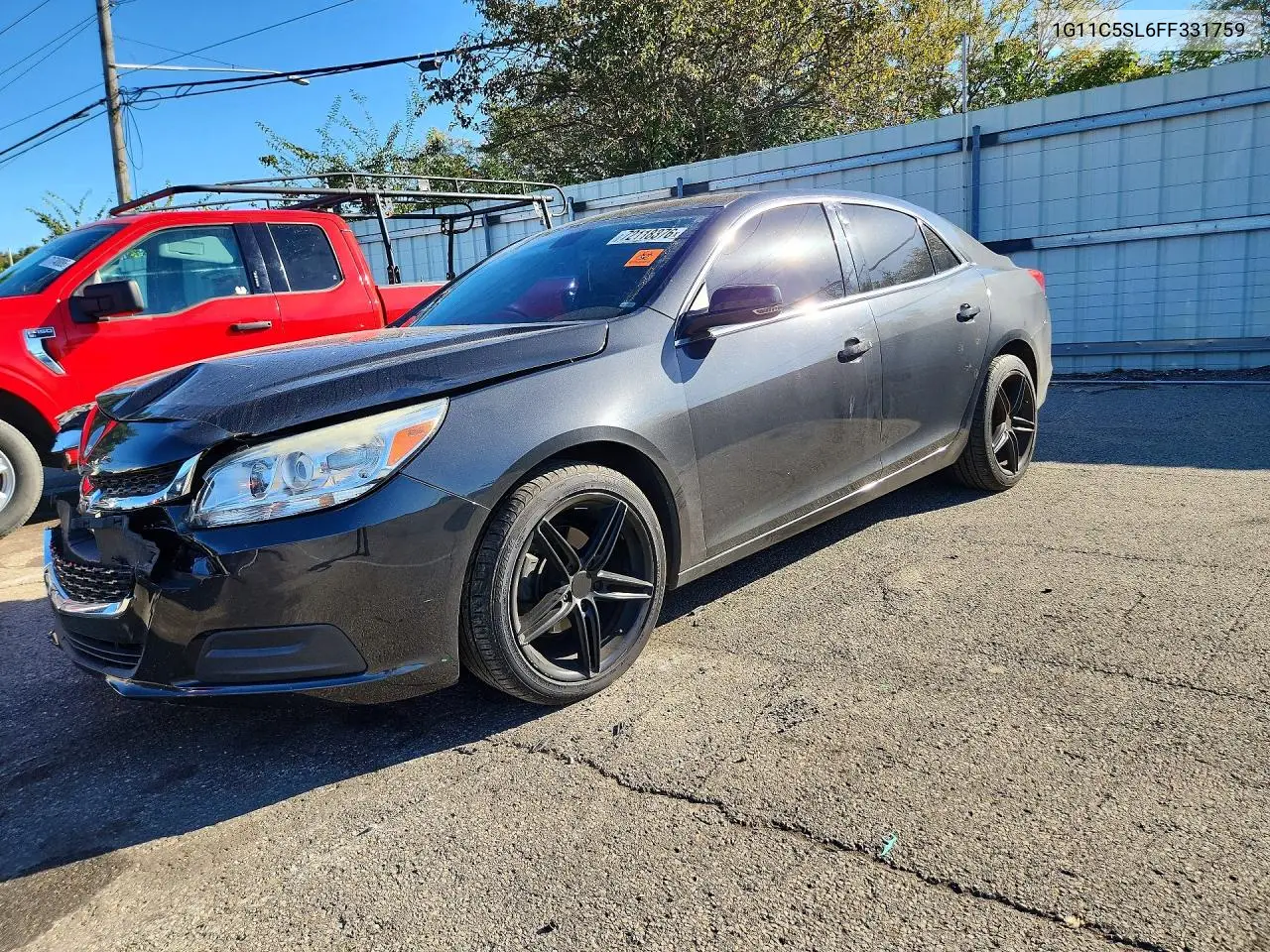 1G11C5SL6FF331759 Chevrolet Malibu 2015 — повреждение Передняя часть, фото до ремонта