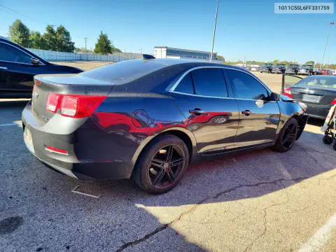 1G11C5SL6FF331759 — 2015 Chevrolet Malibu, фото 3 с аукциона Copart, Передняя часть