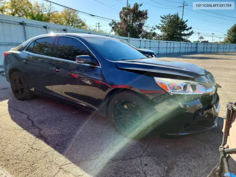 1G11C5SL6FF331759 — 2015 Chevrolet Malibu, фото 4 с аукциона Copart, Передняя часть