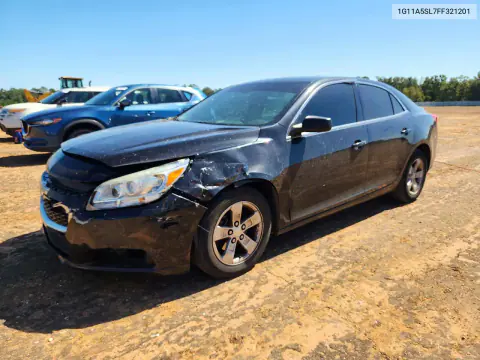 1G11A5SL7FF321201 — 2015 Chevrolet Malibu, Передняя часть, фото до ремонта