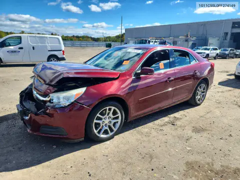 1G11C5SL0FF274149 — 2015 Chevrolet Malibu, Передняя часть, фото до ремонта