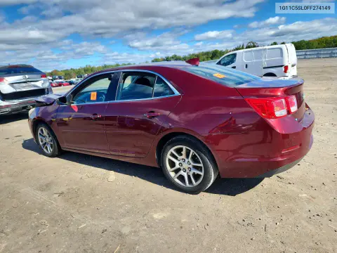 2015 Chevrolet Malibu 1Lt VIN 1G11C5SL0FF274149 фото 2
